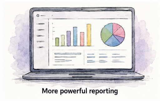 More powerful reporting in Client Diary